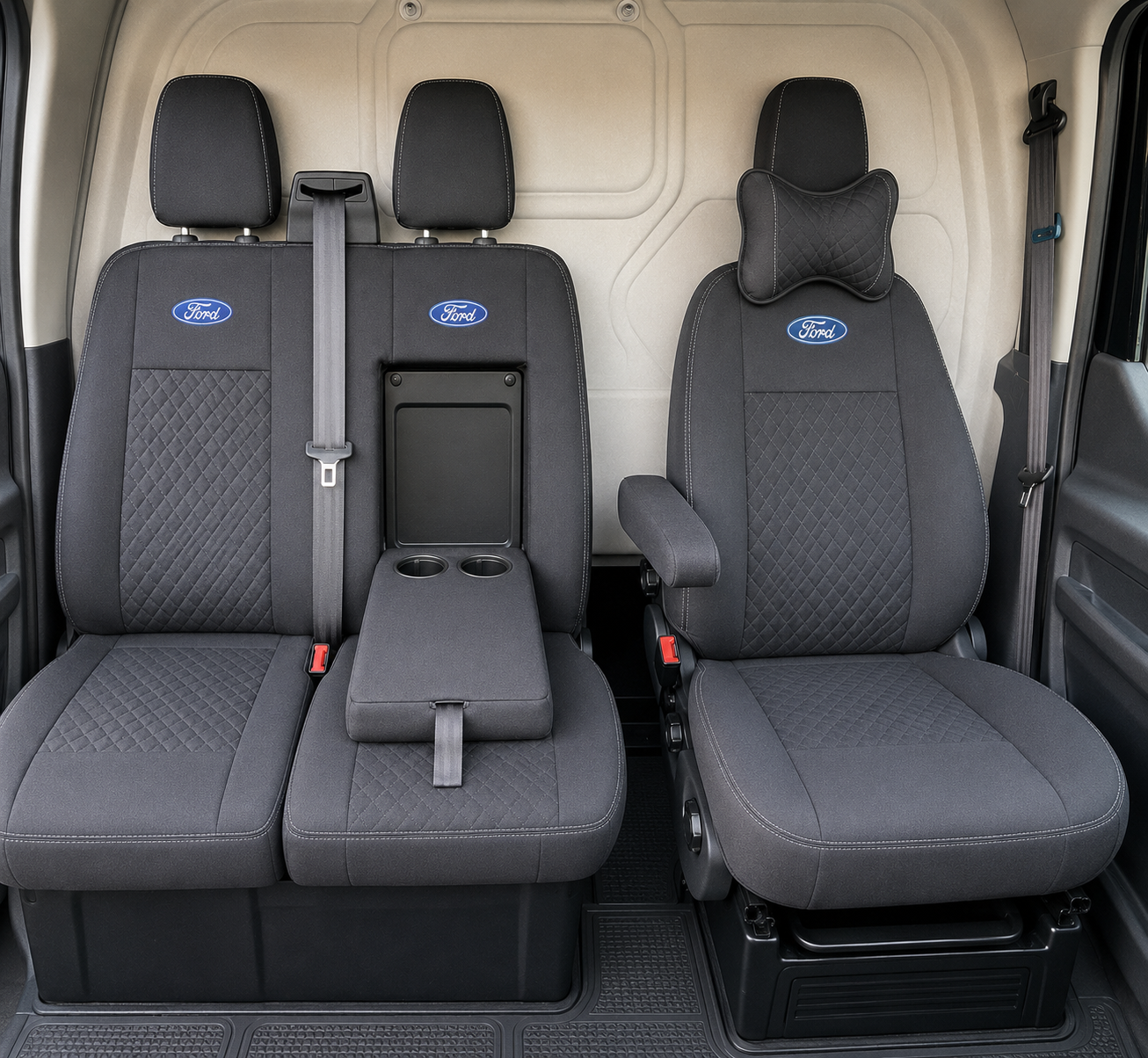 Авточехлы FORD Transit 2014-2020 (18 мест) 