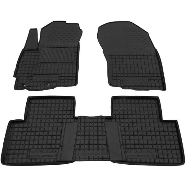 Автомобильные коврики в салон Mitsubishi Outlander XL 2007-2012 (Avto-Gumm)