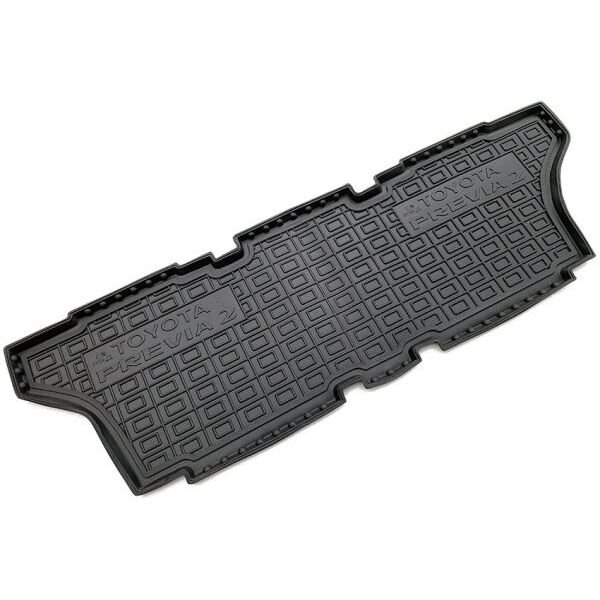 Коврики в салон Toyota Previa 2000-2006 3-й ряд резиновые, чёрные (AVTO-Gumm)