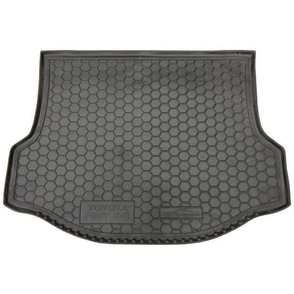 Коврик в багажник Toyota RAV4 2013- (докатка) резиновый, чёрный (AVTO-Gumm