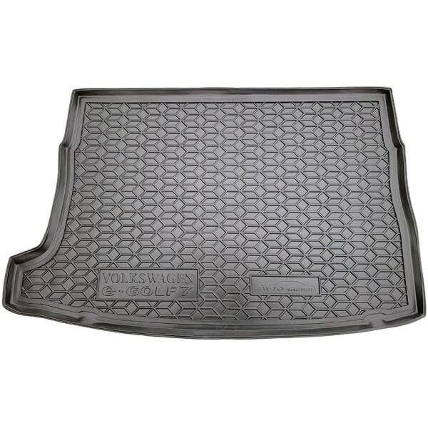 Килимок в багажник Volkswagen e-Golf 7 2013- гумовий, чорний (AVTO-Gumm)