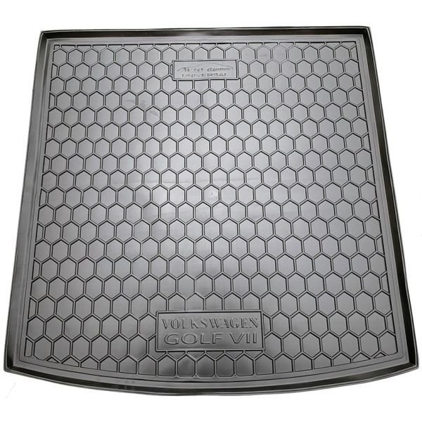 Килимок в багажник Volkswagen Golf 7 2013- Universal гумовий, чорний (AVTO-Gumm)