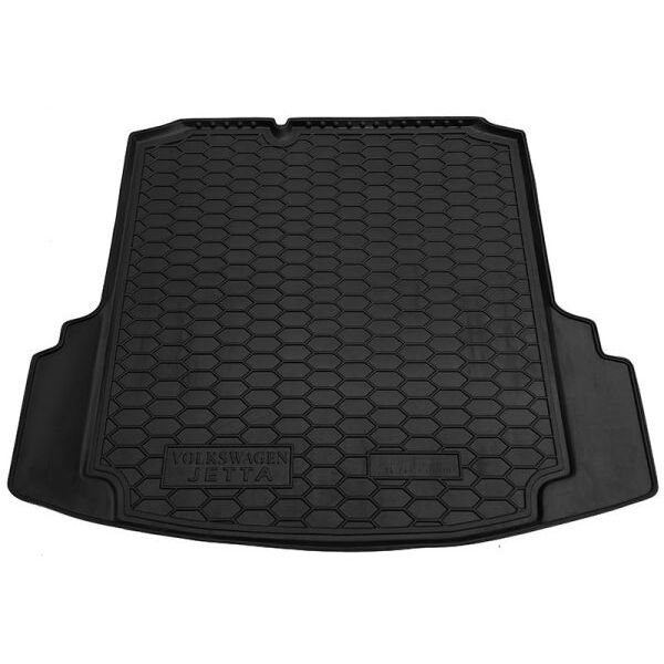 Килимок в багажник Volkswagen Jetta 2011- Mid гумовий, чорний (AVTO-Gumm)