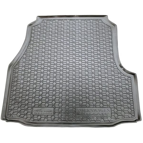 Коврик в багажник Volkswagen Passat B3/B4 1988- Sedan резиновый, черный (AVTO-Gumm)