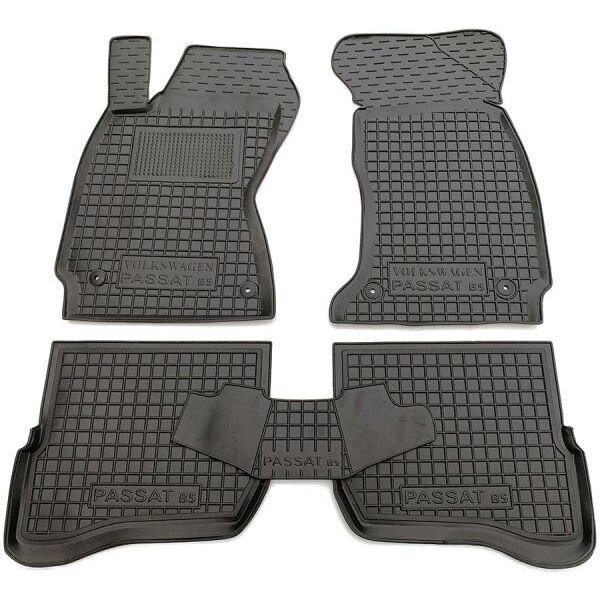 Килимки в салон Volkswagen Passat B5 1996-2005 гумові, чорні (AVTO-Gumm)